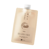 a bottle with a white cap and a label that says ' oi ' on it