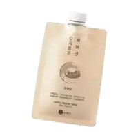 a bottle with a white cap and a label that says ' oi ' on it