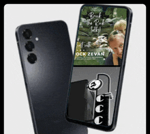 a phone with the words brock the rock talks at the top of it