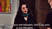 The Struggle Is Real GIF - Two Broke Girls Real Thoughts Filter GIFs