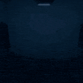 two anime characters are looking out of a window in a blue room