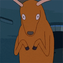 Deer Fingers Adventure Time GIF - Deer Fingers Adventure Time Creepy Deer GIFs