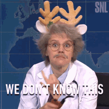 We Dont Know This Dr Wenowdis GIF - We Dont Know This Dr Wenowdis Kate Mckinnon GIFs