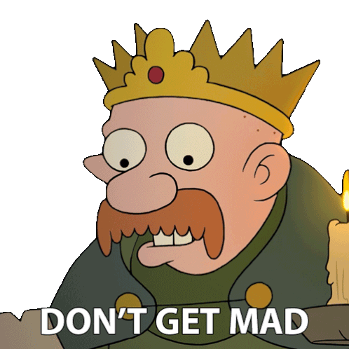 Don'T Get Mad King Zøg Sticker - Don'T Get Mad King Zøg Disenchantment Stickers