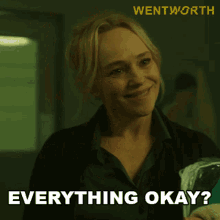 Everything Okay Marie Winter GIF - Everything Okay Marie Winter Wentworth GIFs