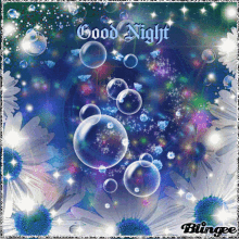 Good Night Bubble GIF - Good Night Bubble Flower GIFs