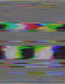 glitch moving wave colorful