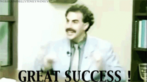 Borat Great Success GIF - Borat Great Success Success - Discover & Share  GIFs