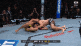 mitchell and silva are fighting in a ufc fight