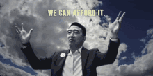 We Can Afford It Andrew Yang GIF - We Can Afford It Andrew Yang Yang Gang GIFs