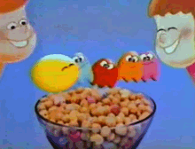 Pacman Cereal GIF - Pacman Cereal Blinky GIFs