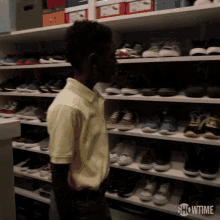 You Swipe All These Shoes GIF