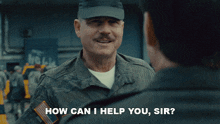 How Can I Help You Sir Master Sergeant Farell GIF - How Can I Help You Sir Master Sergeant Farell Edge Of Tomorrow GIFs