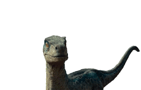 Velociraptor Jurassic World Dominion Sticker - Velociraptor Jurassic World Dominion Dinosaur Stickers
