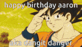 Dangit Danger Aaron GIF - Dangit Danger Aaron Goku GIFs