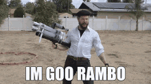 Kyle Hill Rambo GIF - Kyle Hill Rambo Mythbusters GIFs