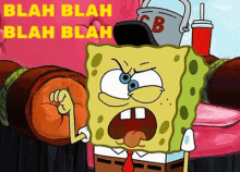 Spongebob Blah GIF - Spongebob Blah Funny GIFs