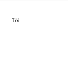 a black and white logo with the words toi la dep sieu trai