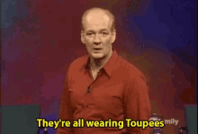 Whose Line Is It Anyway Comedy GIF - Whose Line Is It Anyway Comedy Theyre All Wearing Toupees GIFs