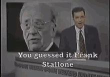 You Guessed It Frank Stallone GIF - Norm Mac Donald Frank GIFs