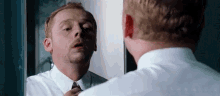 Putting On The Tie GIF - Shaun Of The Dead Shaun Of The Dead Gifs Shaun GIFs