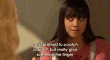 How To Win A Beauty Pageant GIF - Parks And Recreation The Finger Amy Poehler GIFs