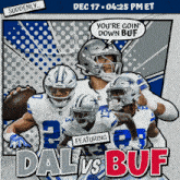 Buffalo Bills Vs. Dallas Cowboys Pre Game GIF