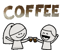 Coffee Cafe Sticker - Coffee Cafe Minka Stickers