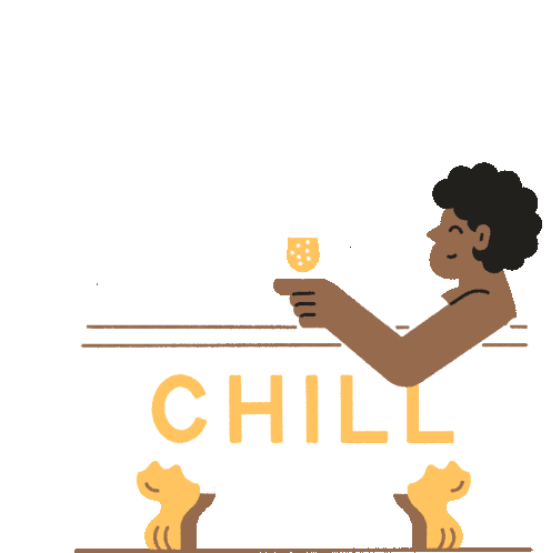 Chill Chillax Sticker - Chill Chillax Chill Vibes Stickers