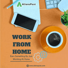 Alienspost Work From Home GIF - Alienspost Work From Home Online Freelancers GIFs