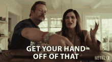 Get Your Hand Off Of That Claire Debella GIF - Get Your Hand Off Of That Claire Debella Kathryn Hahn GIFs