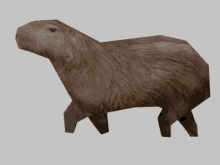 capybara low poly