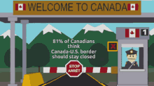 Canada Border Closed By South Park Macjbby GIF - Canada Border Closed By South Park Macjbby Closed GIFs