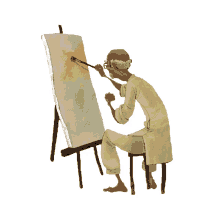 painting drawing old man boomer