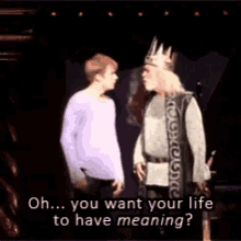 King Question GIF - King Question Meaningoflife GIFs