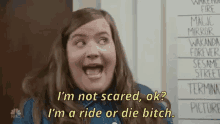 Ride Or Die Not Scared GIF - Ride Or Die Not Scared Aidy B GIFs
