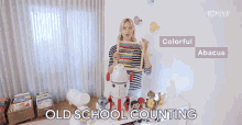 Old School Counting Classic GIF - Old School Counting Classic Colorful Abacus GIFs