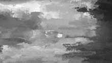 a black and white photo of a cloudy sky with a search bar in the corner .