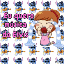 Stitch Elvis Presley GIF