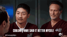 Couldnt Have Said It Better Myself Ethan Choi GIF - Couldnt Have Said It Better Myself Ethan Choi Chicago Med GIFs