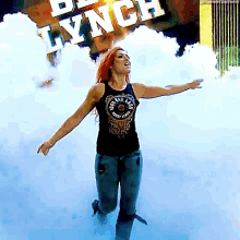 Becky Lynch Entrance GIF