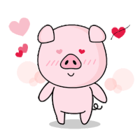 Pig Animal Sticker