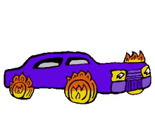 car automobile purple car hot lizzo