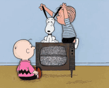 The Good Old Days Rabbit Ears GIF - The Good Old Days Rabbit Ears Snoopy GIFs