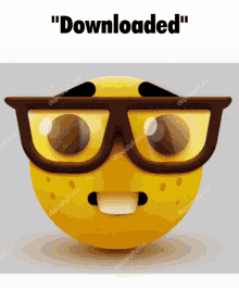 nerd nerd emoji download meme