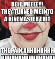 Kinemaster Clown GIF - Kinemaster Clown Pain GIFs