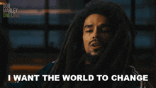I Want The World To Change Bob Marley GIF - I Want The World To Change Bob Marley Bob Marley One Love GIFs