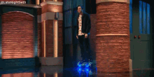 Late Night With Seth Meyers - What An Entrance GIF - Seth Meyers Late Night Seth Late Night With Seth Meyers GIFs