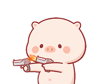 Pig Gun Sticker - Pig Gun Stickers