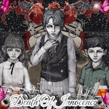 a poster for death of innocence shows three children